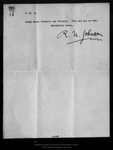 Letter from R[obert] U[nderwood] Johnson to John Muir, 1898 Mar 15. by R[obert] U[nderwood] Johnson
