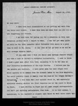 Letter from C[harles] S[prague] Sargent to John Muir, 1899 Aug 24. by Charles Sprague Sargent