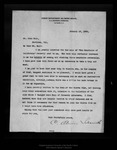 Letter from C. Alwin Schenck to John Muir, 1899 Jan 16. by C Alwin Schenck