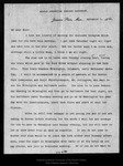 Letter from C[harles] S[prague] Sargent to John Muir, 1898 Nov 1. by Charles Sprague Sargent