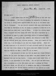 Letter from C[harles] S[prague] Sargent to John Muir, 1899 Aug 29. by Charles Sprague Sargent