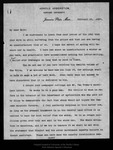 Letter from C[harles] S[prague] Sargent to John Muir, 1899 Feb 23. by Charles Sprague Sargent