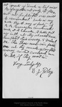 Letter from D. J. Foley to John Muir, [ca. 1899]. by D J. Foley