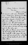 Letter from Helen Muir to [John Muir], 1898 Nov 2. by Helen Muir