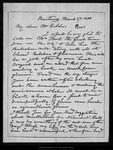 Letter from John Muir to [Richard Watson] Gilder, 1899 Mar 27. by John Muir