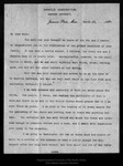 Letter from C[harles] S[prague] Sargent to John Muir, 1899 Mar 13. by Charles Sprague Sargent