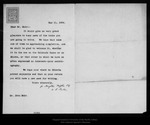 Letter from W[illiam] B[elmont] Parker to John Muir, 1904 May 11. by W[illiam] B[elmont] Parker