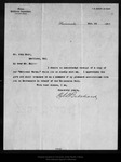 Letter from C.M.Belshaw to John Muir, 1905 Feb 23. by C. M. Belshaw