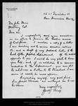 Letter from Zoeth Eldredge to John Muir, 1904 Nov 23. by Zoeth Eldredge