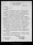 Letter from Frank Cornish to John Muir, 1904 Jun 1. by Frank Cornish
