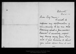 Letter from Else Louise Upham to John Muir, 1904 Oct 21. by Else Louise Upham