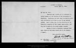 Letter from Charles R. Van Hise to John Muir, 1904 May 17. by Charles R. Van Hise