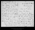 Letter from Geo[rge] Nicholson to John Muir, 1904 Oct 17. by Geo[rge] Nicholson