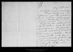 Letter from E[mily] O. Wilson to John Muir, 1904 Aug 19. by E[mily] O. Wilson