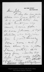 Letter from W[illia]m Keith to John Muir, [ca. 1904]. by W[illia]m Keith