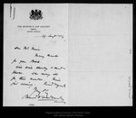 Letter from Bernard W. Woodward to John Muir, 1904 Aug 29. by Bernard W. Woodward