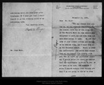 Letter from Walter H. Page to John Muir, 1906 Nov 13. by Walter H. Page