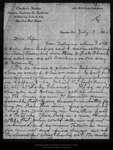 Letter from [Annie] Wanda Muir Hanna to [John Muir], 1906 Jul 9. by [Annie] Wanda Muir Hanna
