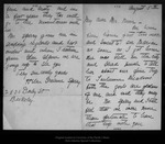 Letter from Helen Greame Sperry to John Muir, [1907 ?] Aug 5. by Helen Greame Sperry