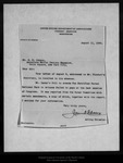 Letter from James B. Adams to R[obert] U[nderwood] Johnson, 1906 Aug 11. by James B. Adams