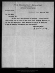 Letter from B[enjamin] F[ranklin] Tillinghast to John Muir, 1907 Oct 23. by B[enjamin] F[ranklin] Tillinghast
