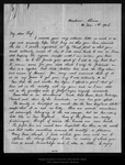 Letter from M. Seeley Husted to John Muir, 1906 Nov 1. by M Seeley Husted