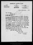 Letter from Henry G. Bryant to John Muir, 1906 Feb 16. by Henry G. Bryant