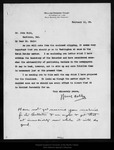 Letter from W[illia]m E. Colby to John Muir, 1908 Feb 11. by W[illia]m E. Colby
