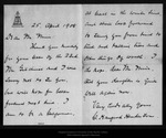 Letter from C[harles] Hanford Henderson to John Muir, 1908 Apr 25. by C[harles] Hanford Henderson