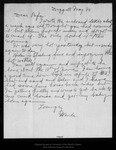 Letter from Wanda [Muir Hanna] to [John Muir], [1908] May 30. by Wanda [Muir Hanna]