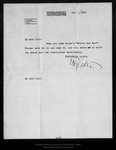 Letter from R[obert] W[atson] Gilder to John Muir, 1908 May 7. by R[obert] W[atson] Gilder