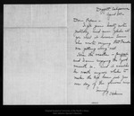 Letter from Helen [Muir] to [John Muir], [1908 ?] Apr 29. by Helen [Muir]