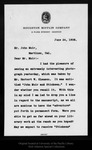 Letter from Benj[amin] H, Ticknor to John Muir, 1908 Jun 24. by Benj[amin] H, Ticknor