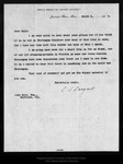 Letter from C[harles] S[prague] Sargent to John Muir, 1908 Mar 9. by C[harles] S[prague] Sargent