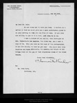 Letter from Sherman D. Thacher to John Muir, 1909 May 26. by Sherman D. Thacher