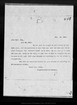 Letter from F[rancis] J. G[arrison] to John Muir, 1909 Feb 20. by F[rancis] J. G[arrison]