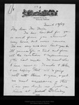 Letter from Clara Barrus to John Muir, 1909 Mar 14. by Clara Barrus