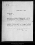 Letter from W[illiam] B[elmont] Parker to John Muir, 1909 Aug 7. by W[illiam] B[elmont] Parker