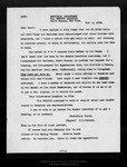 Letter from R[obert] U[nderwood] Johnson to John Muir, 1909 Feb 4. by R[obert] U[nderwood] Johnson