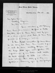 Letter from Frances D. Thomson to John Muir, 1909 Feb 24. by Frances D. Thomson