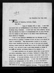 Letter from E[dward] T. Parsons to C. H. Sholes, 1909 Jan 2. by E[dward] T. Parsons