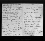 Letter from Katharine Hooker to John Muir, [1909] Aug 19. by Katharine Hooker