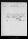 Letter from W. H. Simpson to John Muir, 1909 Sep 27. by W H. Simpson