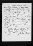 Letter from John Muir to Helen [Muir Funk], 1909 Oct 30. by John Muir