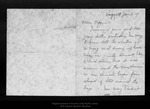 Letter from Helen [Muir] to [John Muir], 1909 Jan 7. by Helen [Muir]