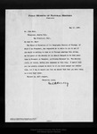 Letter from Geo[rge] D. Dorsey to John Muir, 1909 May 17. by Geo[rge] D. Dorsey