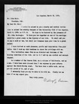 Letter from Willoughby Rodman to John Muir, 1909 Mar 31. by Willoughby Rodman