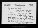 Letter from Willoughby Rodman to John Muir, 1909 Mar 31. by Willoughby Rodman