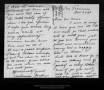 Letter from Katharine Hooker to John Muir, [1909] Oct 22. by Katharine Hooker