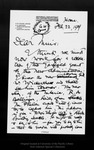 Letter from R[obert] U[nderwood] Johnson to John Muir, 1909 Feb 22. by R[obert] U[nderwood] Johnson
